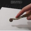 Sewing tracing wheel for sewing patterns, Wood and stainless steel Pounce wheel, Perforation cutter,Overstitch Wheel, paper Perforator Tracing wheel sewing, Rotary perforator, Pounce wheels, by SEWTCO