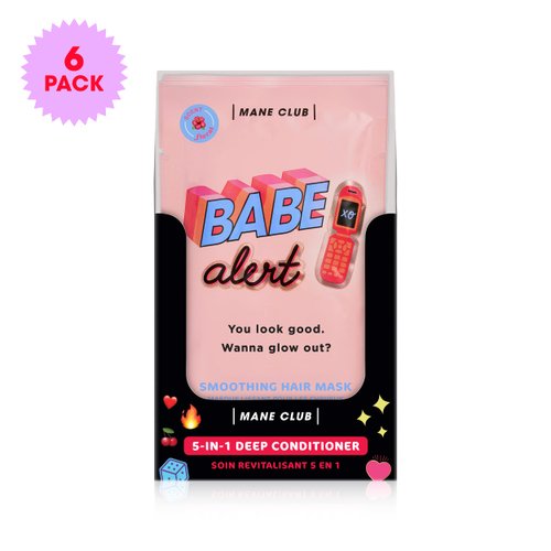 MANE CLUB Babe Alert Deep Conditioner, cruelty free, vegan, no sulfates or parabens — Pack of 6