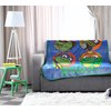 Jay Franco Nickelodeon Teenage Mutant Ninja Turtles Turtle Power Plush Throw Blanket - Measures 46 x 60 - Super Soft Fleece Kids Bedding