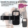 Phone Holder for Running, Walking, and Workout - Adjustable Arm Band Armband for iPhone and Cell Phones - Clear Crossbody Phone Pouch Purse with Strap for Women Men