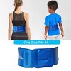 Oversized Reusable Hot & Cold Gel Ice Pack Wrap for Warm Compress and Cold Therapy for Hip, Ankle, Back, Shoulder, Knee, Arm, Neck, Elbow, FSA or HSA Eligible
