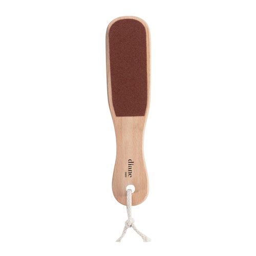Diane 2-Sided Foot File – Smoother Feet and Callus Remover for Men and Women –Wood Handle – 10” x 2 3/8” – D932