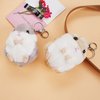 RAYNAG Set of 2 Cute Hamster Plush Keychains Stuffed Animals Keyring Charm Handbag Pendant, A