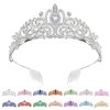 Crown, Tiara Crown, Princess Crown, Birthday Crown, Crown Headband, Crowns for Women, Princess Tiara, Queen Crown, Silver Crown, Hair Accessories Crystal Tiaras for Women Girl Bride Wedding Party Prom