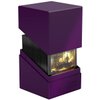 Ultimate Guard Boulder Solid 100+, Deck Case for 100 Double-Sleeved TCG Cards, Purple, Secure & Durable Storage for Trading Card Games, No Transparency