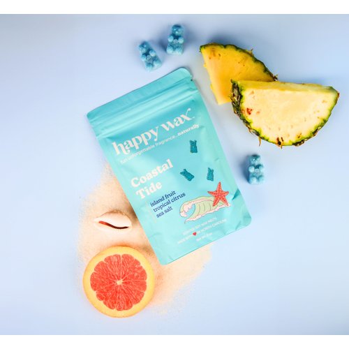 Happy Wax Citrus Mix Collection Scented Natural Soy Wax Melts – 6 Total Oz. of Scented Wax Melts, Collection Includes 2oz Red Mandarin, 2oz Grapefruit Mangosteen, and 2oz Lemon Verbena