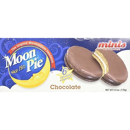 Moon Pie Chocolate Mini Pies - 6 Ct [Pack of 4 Boxes!] (24 Total Moon Pies!)