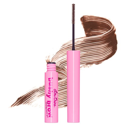Lime Crime Bushy Brow Gel, Brownie (Natural Dark Brown) - Volumizing, Long Lasting & Strong Hold That Tints, Tames & Adds Texture - Eyebrow Mascara Gel - Vegan & Cruelty-Free