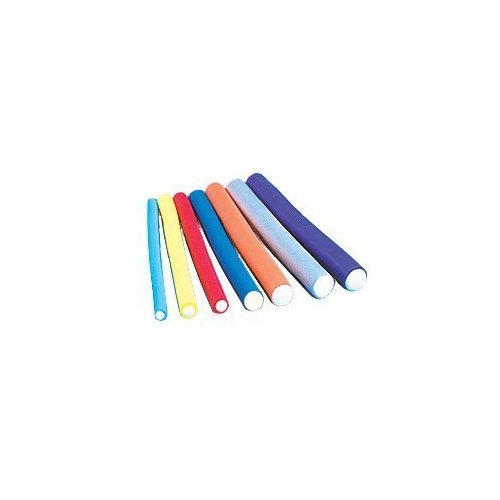 Annie Soft Twist Rollers 7" 12 pcs Blue, Perfect for styling your hair, perm, rods, long hair, curly hair, for all hair types