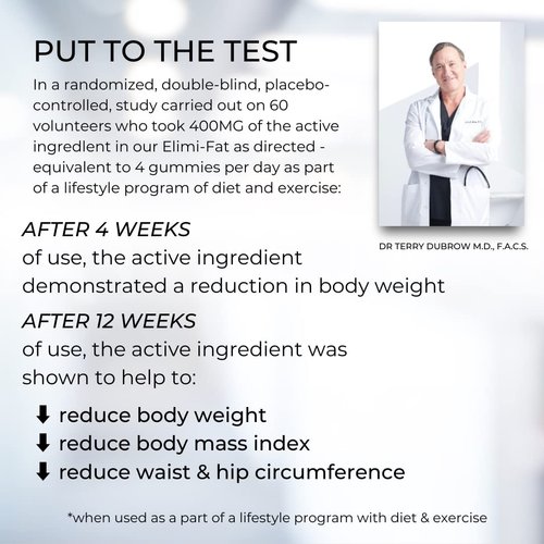 Consult Health ELIMI-Fat Weight Management Gummies - Morosil & Apple Cider Vinegar for Digestive Health - Non-Caffeine Plant-Based Supplement - Supports Weight Loss, BMI & Waist Reduction - 120 Count