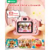 KOKODI Kids Camera Toy Digital Camera for Kids, Birthday Gifts for Girls Age 3-12, 1080P HD Video Camera for Toddler, Unicorn Children Toys for 3 4 5 6 7 8 9 Year Old Girls with 32GB SD Card