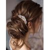 JONKY Rhinestone Wedding Hair Comb Crystal bride Hair Pieces Bridal Hair Accessories for Women (Style2)