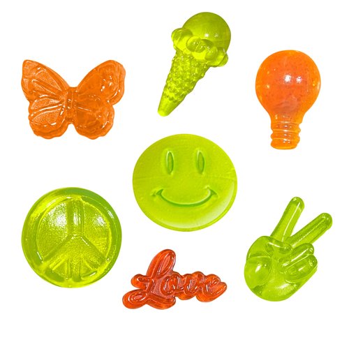 Thames & Kosmos Groovy Glowing Candy Lab STEM Kit | Make Glow-in-the-Dark Candies, Ice Cubes | Explore Luminescence & Chemistry of Gummies | Cool Shapes, Flavors, Safe to Eat | Includes LED Flashlight