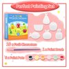 Funto Paint Your Own Fruits Painting Kit, 13 PCS Crafts Set for Kids, STEAM Project Creative Activity DIY Toys with 6 Figurines, 6 Paint Pots, 1 Brush