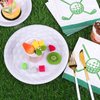 durony 88 Pieces Golf Disposable Tableware Set Golf Paper Plates and Napkins 7 Inch and 9 Inch Golf Dessert Plates for Sports Theme Birthday Decoration Party Supplies