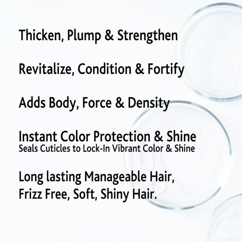 SNOBGIRLS Normadense 2 Vegan Biotin Conditioner Thickening Densifying 1 minute hair mask Conditioner for thin looking hair, visibly lacking density