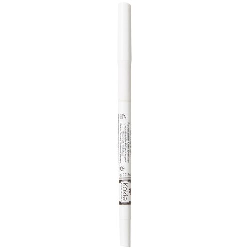 Kokie Cosmetics Retractable Kohl Eyeliner, Pure White, 0.012 Ounce