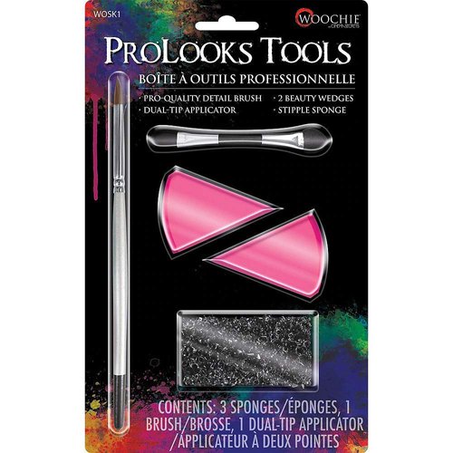 Hallo Makeup Halloween Costume Accessories Makeup Pro-Looks Makeup Tools Kit 5pc