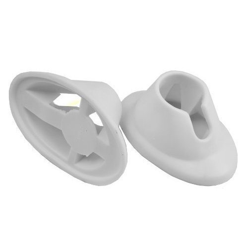LUO 2pcs Popular Selling Product Rubber bottle Holder Nail Art Polish white Ongle