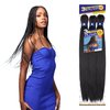 Sensationnel Ruwa prestretched braiding hair - 3x ruwa 48 inch 24 folded water repellent fast dry sports braid - 3x Ruwa 24 inch (3 pack, 1b offblack)