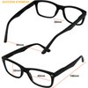 Success Eyewear Reading Glasses Set of 4 Quality Readers Spring Hinge Glasses for Reading for Men and Women Set of 2 Black and 2 Havana +.75