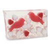 Primal Elements Glycerin Bar Soap | Valentines Soap Helps All Skin Types, Sensitive, Oily & Dry Skin | NO PARABENS, VEGAN, GLUTEN FREE, 100% VEGETABLE BASE - (Love Birds)