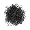 1000 Pcs Mini Rubber Bands Elastic Hair Ties for Hair Making Hairstyle (Black)