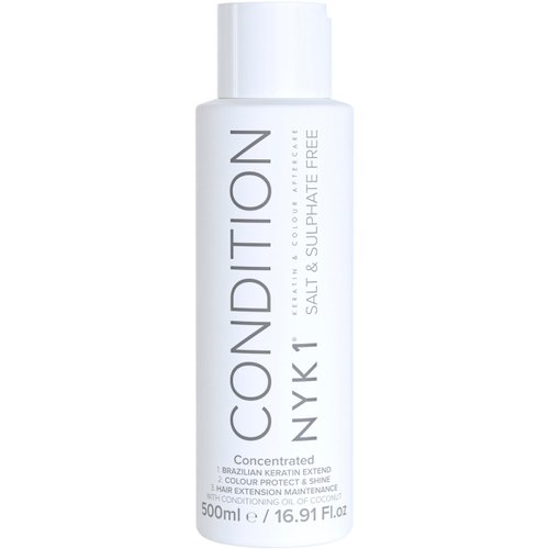 SALT SULFATE FREE CONDITIONER for Color Treated Hair (17 Fl Oz / 500ml) Best Hair Aftercare for Extensions (Unisex) Hair Color and Keratin Kit Treatment Straightening Damaged After Care Paraben Free