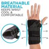 BraceAbility Gaming Wrist Brace - Video Game Support Guard for Console, Laptop, or PC Computer Keyboard and Mouse Gamer with Repetitive Strain Injury (RSI) Pain or Carpal Tunnel Syndrome (Left Hand)