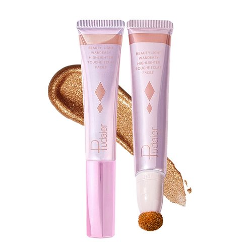 Marine Forest Contour Beauty Wand, 13 Colors Silky Cream Contour Stick with Cushion Applicator, Face Highlighter, Bronzer and Blush Makeup, Long Lasting, Lightweight and Blendable, 0.7 Fl Oz (07)