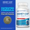 Kidney COP Calcium Oxalate Protector 120 Capsules, Patented Kidney Support for Calcium Oxalate Crystals, Stop Recurrence