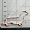 Dachshund Dog Breed Cookie Cutter 3 X 5.5 inches - Handcrafted Copper Cookie Cutter by The Fussy Pup