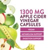 Apple Cider Vinegar Capsules for Detox & Cleanse, ACV Capsules with Digestion & Natural Weight Support - Extra Strength - 650mg per Capsule, Gluten Free, Non-GMO Supplement - 60 Vegetarian Pills