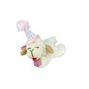 Multipet Lamb Chop with Birthday Hat, Cat Toy with Catnip, 4 Inches, Pink