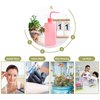 Melphoe Tattoo Wash Bottle Squeeze 3Pcs 500ml Squirt Bottle Succulent Watering Can, Safety Rinse Bottle, Plastic Squeeze Medical Lab Washing Bottle, Tattoo Supplies, Lash Water Bottle Squeezer, Pink