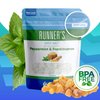 Runner's Bath Salt 32 Ounces Epsom Salt with Natural Peppermint, Frankincense, Lemon, Cypress, Tea Tree and Lemongrass Essential Oils Plus Vitamin C in BPA Free Pouch with Easy Press-Lock Seal