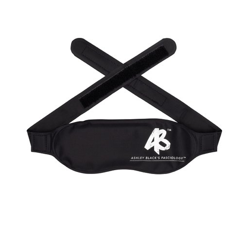 FasciaBlaster KryoPack Eye Wrap by Ashley Black - Reusable Ice Pack Mask for Face - Support for Puffiness