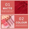 XINGXYUEL 3 Colors Nude Matte Lipstick Set Liquid Lipstick Velvet Nude Pink Lipstick Lip Stain Long Lasting Waterproof,Non-Stick Cup Not Fade Lip Gloss Lipstick for Women Lip Makeup Lip Stick Set B