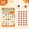 SICOHOME Fall Bingo Cards for Kids 26 Players Thanksgiving Bingo Game for Kids Adults Autumn Halloween Thanksgiving Fall Party Favors School Classroom Family Activities Supplies