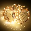 Ariceleo Led Fairy Lights Battery Operated, 4 Packs Mini Battery Powered Copper Wire Starry Fairy Lights for Bedroom, Christmas, Parties, Wedding, Centerpiece, Decoration (5m/16ft Warm White)