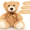 Tezituor Teddy Bear Stuffed Animal Bulk 5 Packs, 14in Small Bulk Teddy Bear Plush, Teddy Bears Centerpiece for Baby Shower, Stuffed Bears Gift for Kids Girlfriend on Christmas, Valentines, Light Brown