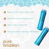 PURE BRAZILIAN Anti Frizz Daily Shampoo & Conditioner - Salt-Free & Color Safe Shampoo & Conditioner Enriched With Keratin, Argan Oil, and Acai (13.5 Ounce / 400 Milliliter)