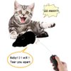 Gawertoy Remote Control Rat Toy, Wireless Remote Control Mouse Toy Fake RC Rat Toy Giant Realistic Rat Model Prank Joke Tricky Toy for Kids Halloween Christmas Birthday Gift Cat Dog Toy Black