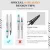 Eyebrow Pencil Eyebrow Microblading Pen Eyebrow Pen Micro 4 Point Brow Pen Lift & Snatch Eyebrow Microblading Pen Long-Lasting Waterproof Natural Eyebrow Pen Eyebrow Hair for Beauty Lovers Black