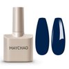 MAYCHAO 15ML Blue Gel Nail Polish 1Pc Navy Blue Gel Polish Soak Off UV LED Nail Polish Nail Art Starter Manicure Salon DIY at Home, 0.5 OZ