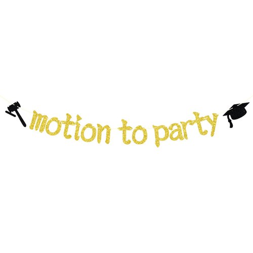 Motion To Party Banner, Congrats Grad, Passed the Bar, Lawyer Grad, Congrats 2024 Law School Graduation Party Decorations Supplies