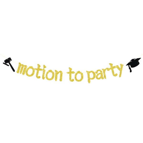Motion To Party Banner, Congrats Grad, Passed the Bar, Lawyer Grad, Congrats 2024 Law School Graduation Party Decorations Supplies
