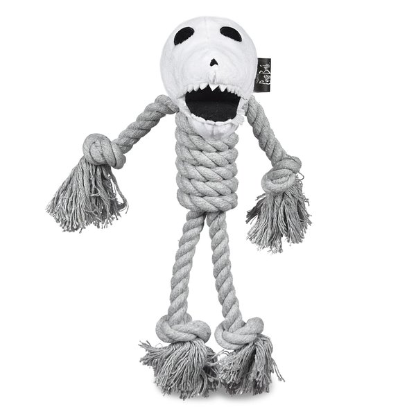 Warner Bros Corpse Bride 9" Rope Toy Scraps The Dog Pet Toy | Corpse Bride Rope Dog Toy | Medium | Adorable Halloween Toys for All Dogs, Official Dog Toy Product of Corpse Bride for Pets