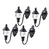 DOITOOL 4pcs Dollhouse Wall Light Christmas Decor Mini Furniture Chandelier Light Mini House Chandeliers Miniature Sconces Lights Mini Wall Lamp Models DIY Sand Table Decor Mini Lights LED