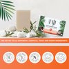 "Coco Fiji Soap Bar for Face and Body Infused With Organic Coconut Oil, Lemongrass Tangerine Essential Oil, Natural Soap for Moisturizing & Pore Purifying Skin, 7 oz, Pack Of 2 "